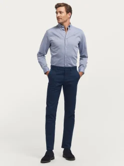 Alvaro Moreno Casual|CAMISA MICROESPIGA Azul Marino