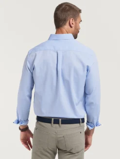 Alvaro Moreno Casual|CAMISA MICROESPIGA Celeste