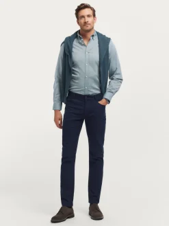 Alvaro Moreno Casual|CAMISA MICROESPIGA Verde