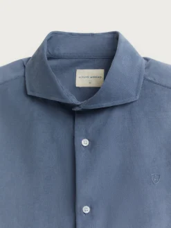 Alvaro Moreno Casual|CAMISA MICROPANA JACK AZUL