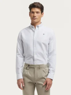 Alvaro Moreno Oxford|CAMISA OXFORD ASTON Azul