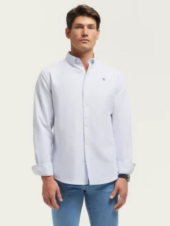 Alvaro Moreno Oxford|CAMISA OXFORD ASTON Celeste
