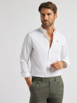 Alvaro Moreno Oxford|CAMISA OXFORD BASIC Blanco
