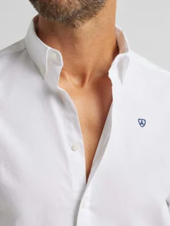 Alvaro Moreno Oxford|CAMISA OXFORD BASIC Blanco