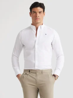 Alvaro Moreno Oxford|CAMISA OXFORD BASIC Blanco
