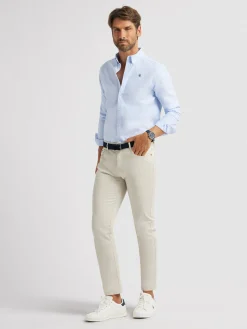 Alvaro Moreno Oxford|CAMISA OXFORD BASIC Celeste