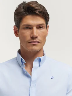 Alvaro Moreno Oxford|CAMISA OXFORD BASIC Celeste