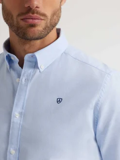 Alvaro Moreno Oxford|CAMISA OXFORD BASIC Celeste