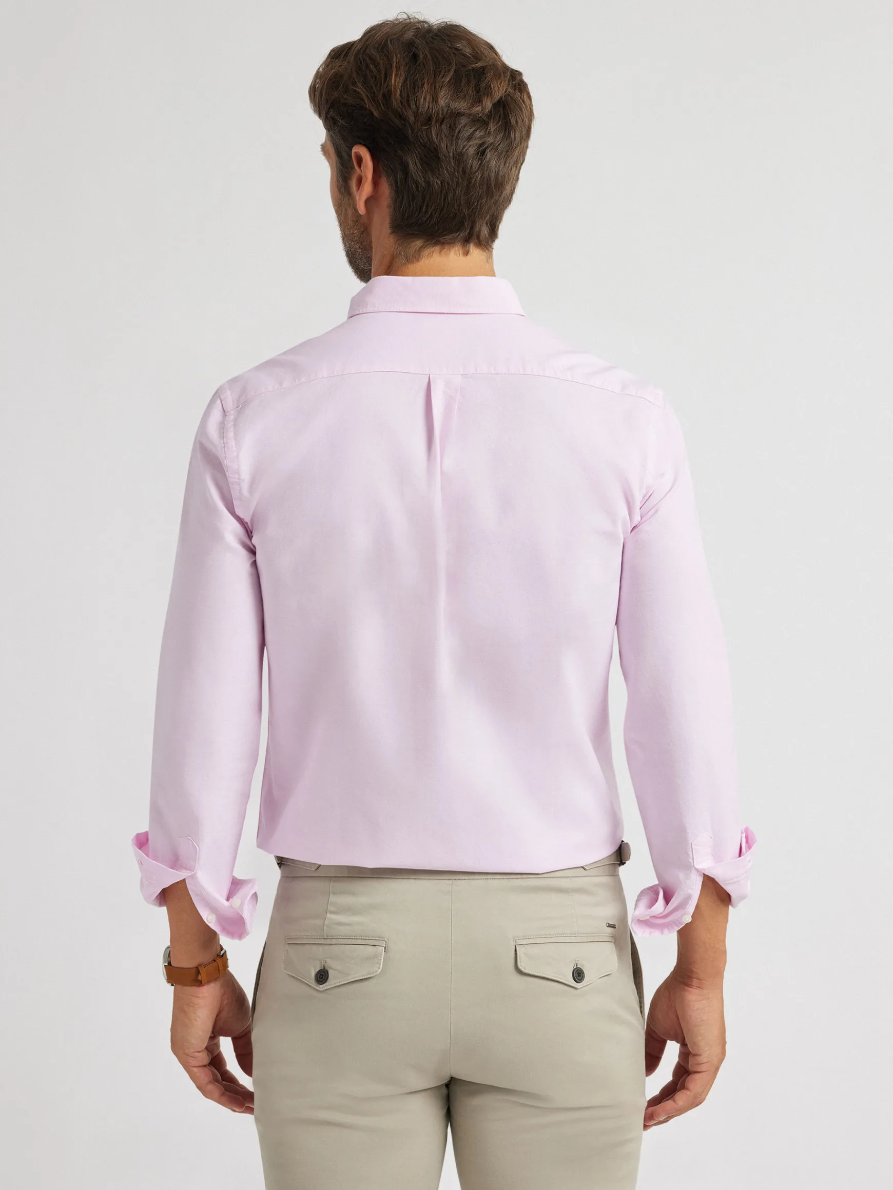 Alvaro Moreno Oxford|CAMISA OXFORD BASIC Rosa