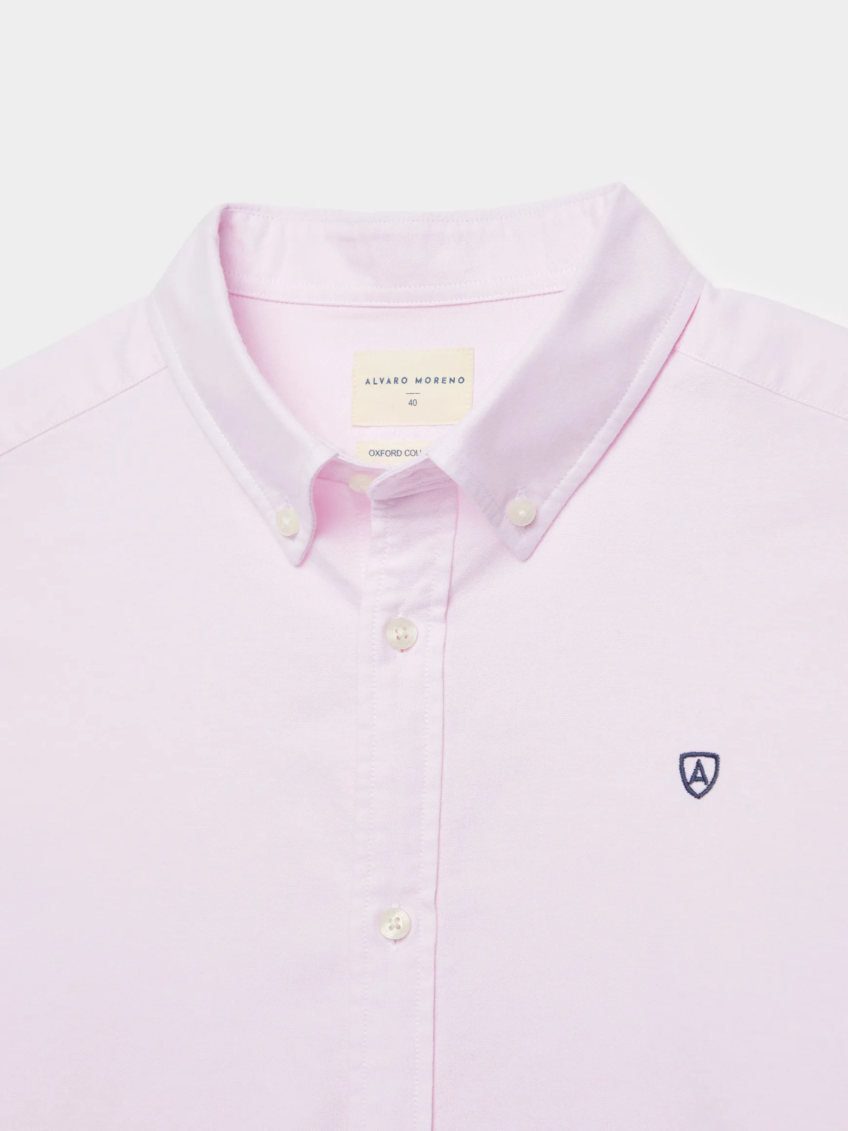 Alvaro Moreno Oxford|CAMISA OXFORD BASIC Rosa