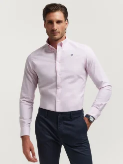 Alvaro Moreno Oxford|CAMISA OXFORD BASIC Rosa