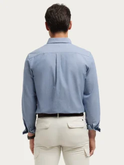 Alvaro Moreno Oxford|CAMISA OXFORD CHAMBRAY Azul