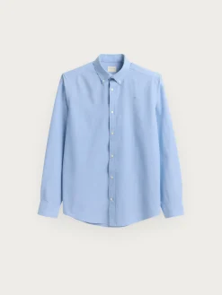 Alvaro Moreno Oxford|CAMISA OXFORD CHAMBRAY Celeste