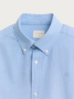 Alvaro Moreno Oxford|CAMISA OXFORD CHAMBRAY Celeste