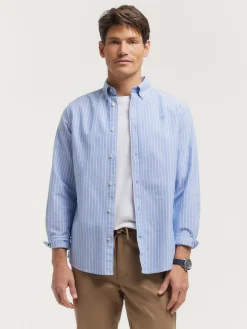 Alvaro Moreno Oxford|CAMISA OXFORD CLUB Azul