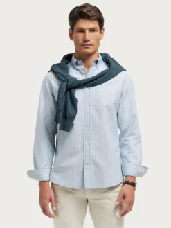Alvaro Moreno Oxford|CAMISA OXFORD CLUB Azul