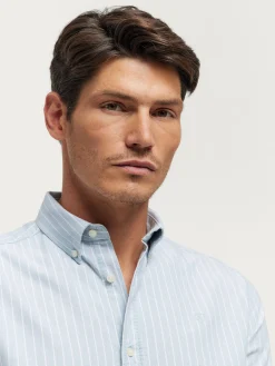 Alvaro Moreno Oxford|CAMISA OXFORD CLUB Azul