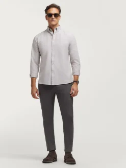 Alvaro Moreno Oxford|CAMISA OXFORD DIPLO Beige