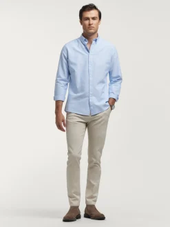 Alvaro Moreno Oxford|CAMISA OXFORD DIPLO Celeste