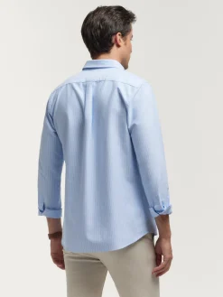 Alvaro Moreno Oxford|CAMISA OXFORD DIPLO Celeste