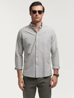 Alvaro Moreno Oxford|CAMISA OXFORD DIPLO Verde