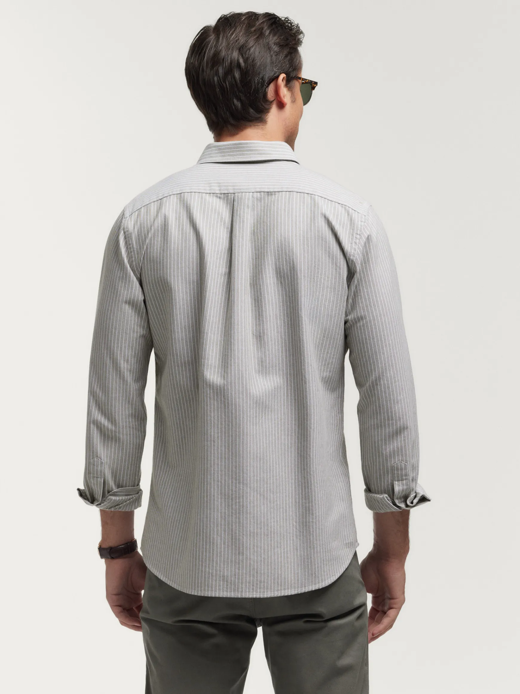 Alvaro Moreno Oxford|CAMISA OXFORD DIPLO Verde