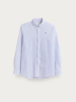Alvaro Moreno Oxford|CAMISA OXFORD FANCY STR Azul
