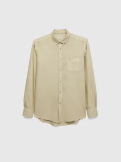 Alvaro Moreno Oxford|CAMISA OXFORD POCKET DYE Verde