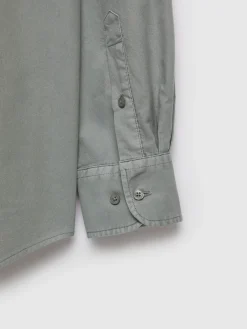 Alvaro Moreno Oxford|CAMISA OXFORD POCKET DYE Gris