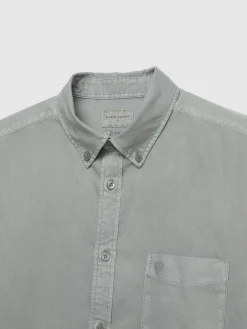 Alvaro Moreno Oxford|CAMISA OXFORD POCKET DYE Gris
