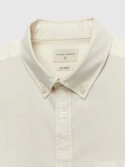 Alvaro Moreno Oxford|CAMISA OXFORD POCKET DYE Crudo