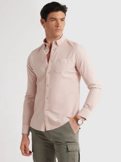 Alvaro Moreno Oxford|CAMISA OXFORD POCKET DYE Rosa