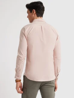 Alvaro Moreno Oxford|CAMISA OXFORD POCKET DYE Rosa