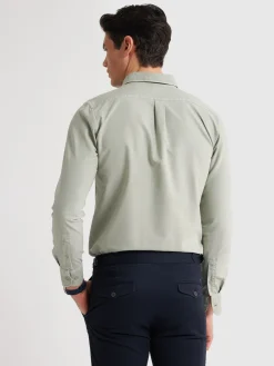Alvaro Moreno Oxford|CAMISA OXFORD POCKET DYE Verde