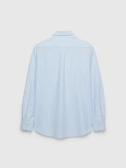 Alvaro Moreno Oxford|CAMISA OXFORD RAYAS BASIC Celeste