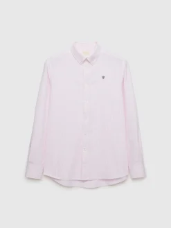 Alvaro Moreno Oxford|CAMISA OXFORD RAYAS BASIC Rosa