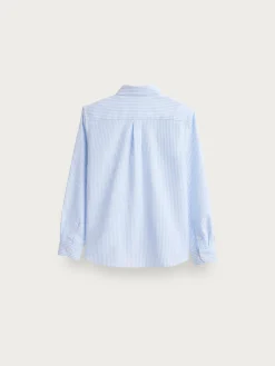 Alvaro Moreno Camisas|CAMISA OXFORD RAYAS KIDS Celeste