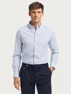 Alvaro Moreno Oxford|CAMISA OXFORD REGENT Celeste