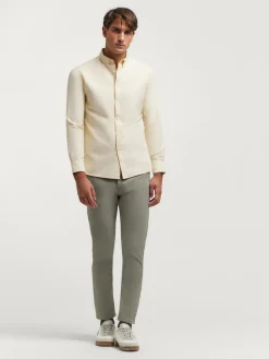 Alvaro Moreno Oxford|CAMISA OXFORD SOLID Amarillo