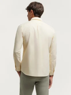 Alvaro Moreno Oxford|CAMISA OXFORD SOLID Amarillo