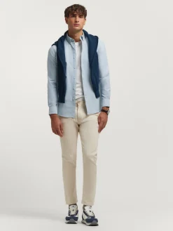 Alvaro Moreno Oxford|CAMISA OXFORD SOLID Azul