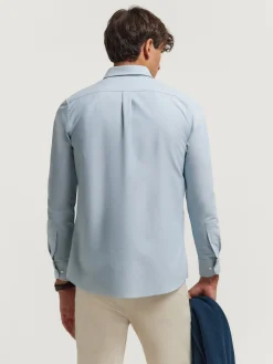 Alvaro Moreno Oxford|CAMISA OXFORD SOLID Azul