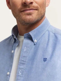 Alvaro Moreno Oxford|CAMISA OXFORD SOLID Azul