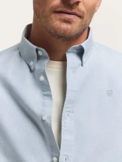 Alvaro Moreno Oxford|CAMISA OXFORD SOLID Azul