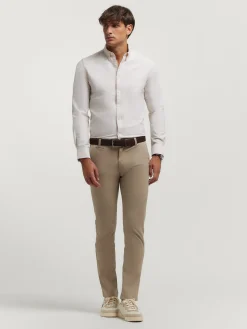 Alvaro Moreno Oxford|CAMISA OXFORD SOLID Beige