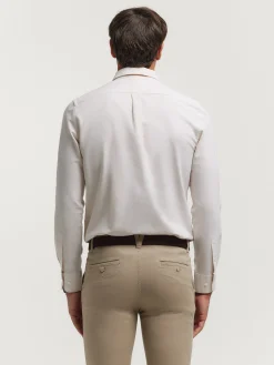 Alvaro Moreno Oxford|CAMISA OXFORD SOLID Beige