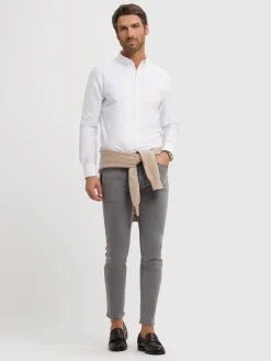 Alvaro Moreno Oxford|CAMISA OXFORD SOLID Blanco