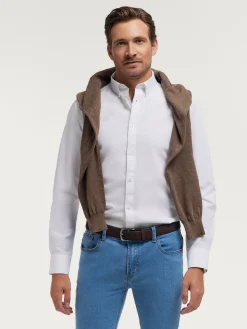 Alvaro Moreno Oxford|CAMISA OXFORD SOLID Blanco