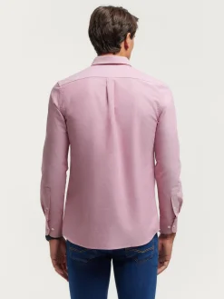 Alvaro Moreno Oxford|CAMISA OXFORD SOLID Burdeos