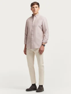 Alvaro Moreno Oxford|CAMISA OXFORD SOLID Camel